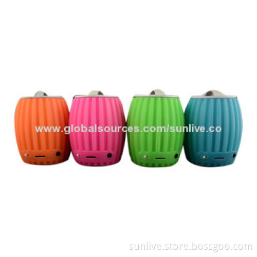 Wireless Silicone Luminous/Mini Portable Bluetooth Speaker with TF Card, Hand-free Calling